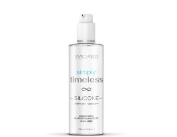 Buy and try wicked simply timeless silicone 4oz silicone based sex lubes by wicked sensual care