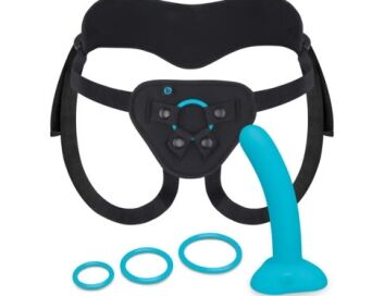 Buy and try b-vibe every body strap-on harness set with 6 in. Silicone dildo peg  anal lubricant during your next sexual encounter and anal sex.