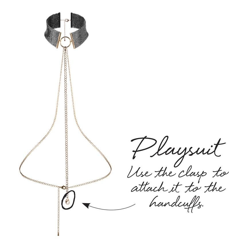 Bijoux indiscrets desir metallique collar - black sexy jewelry made by bijoux indiscrets for her.