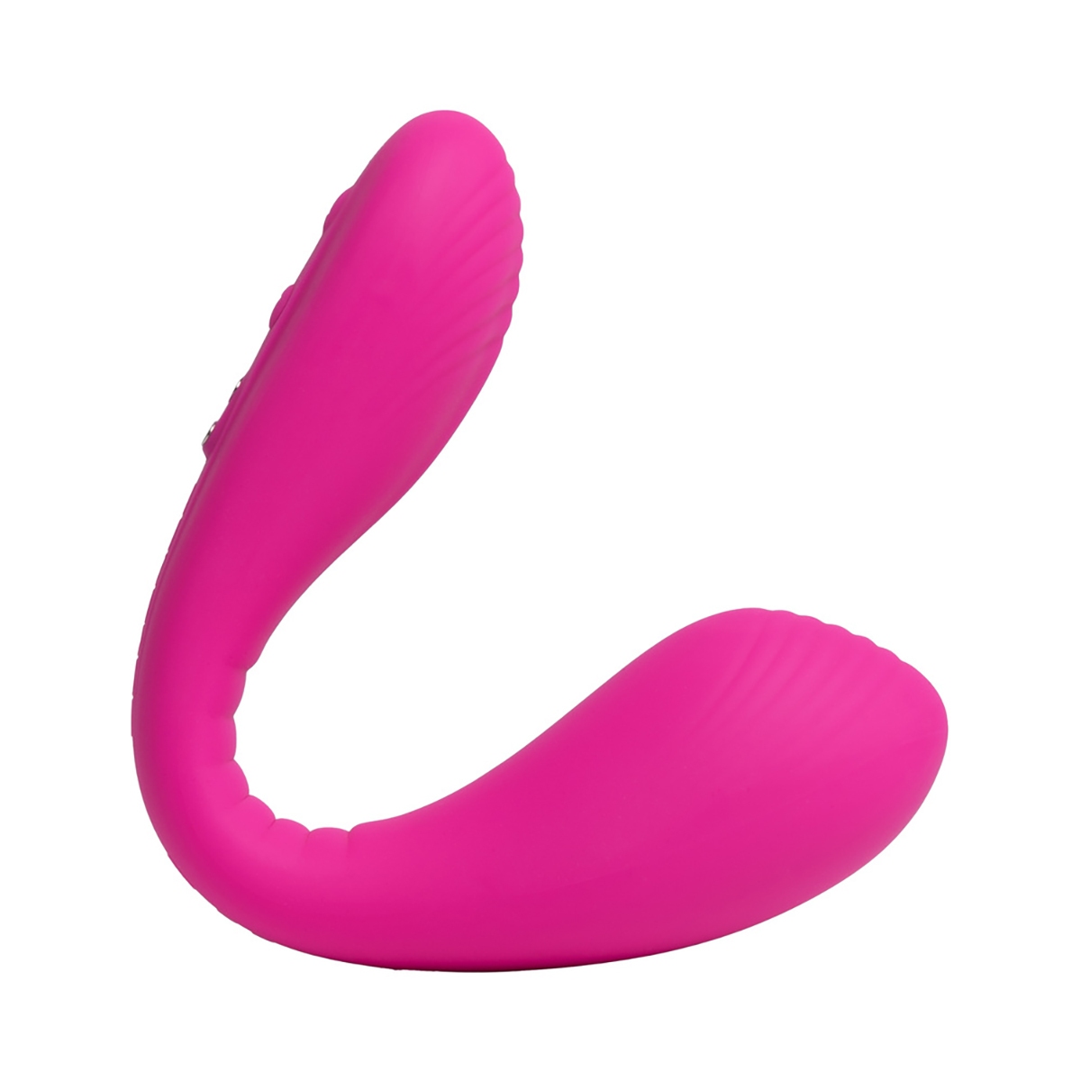 Lovense vibrator Dolce Dual shown in hand for scale