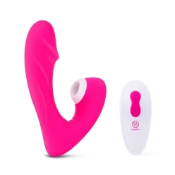 Together Vibe vibrator Internal Kisses shown in hand for scale