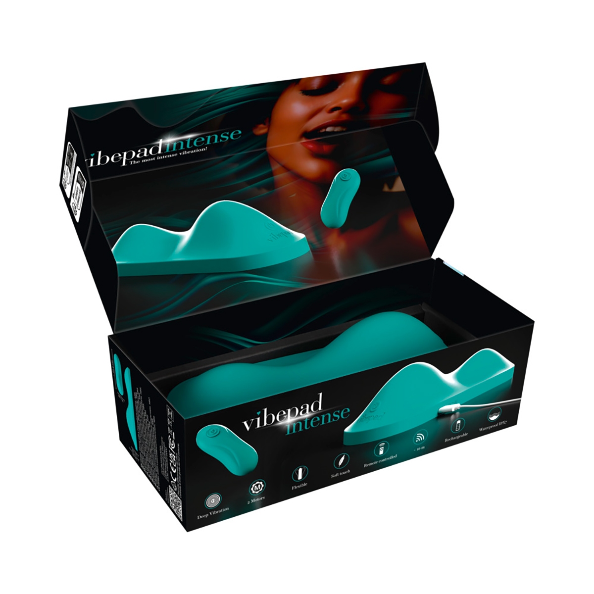 Close-up of the  VibePad vibrator for texture detail