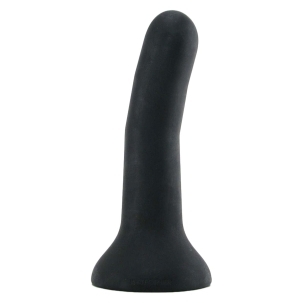 5.5 inch Dildo by Wet For Her in Black shown for use by Her or Him