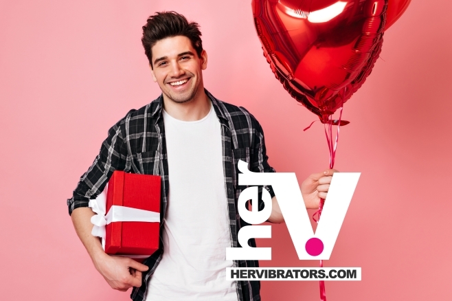 Valentines Day Gifts for Him in a romantic couple bedroom setting