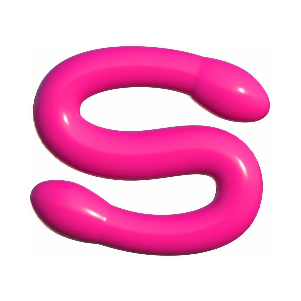 17.25 inch Dildo from Pipedream in Hot Pink Magenta Fuchsia designed for anal sex with Her or Him