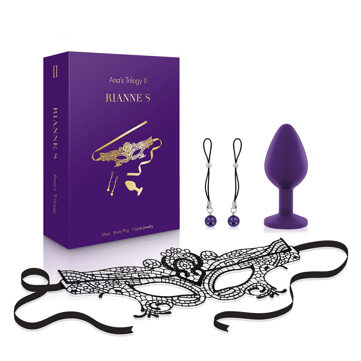 Rianne S Ana S Trilogy Kit 2 luxury blindfold for adult sensory play