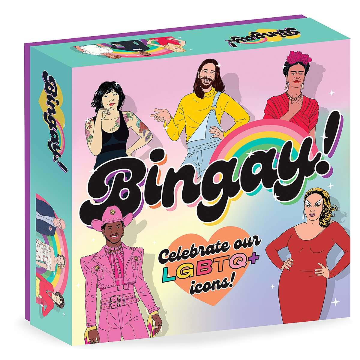 Buy Celebrate Our LGBTQ+ Icons! Bingay! book for her.