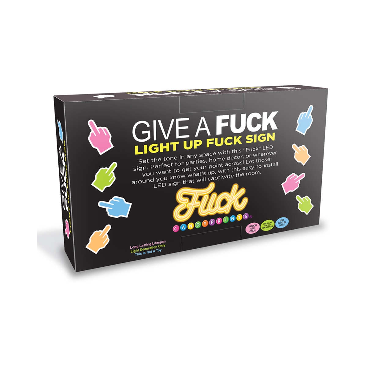 Buy  Neon Fuck Light Up Sign book for her.
