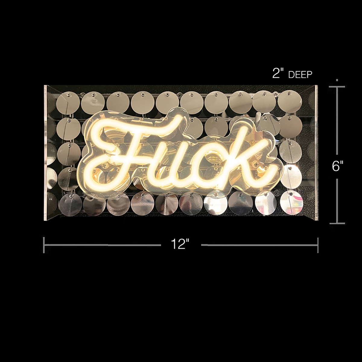 Buy  Neon Fuck Light Up Sign book for her.