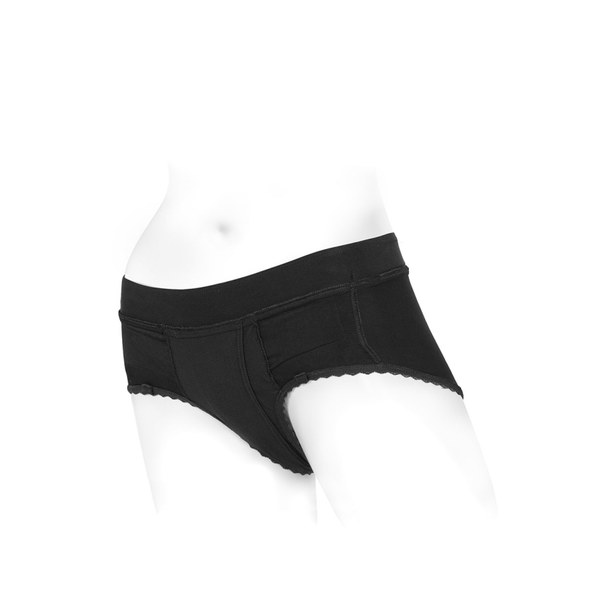Best spareparts bella harness black/black nylon - medium dildo panties made by spareparts hardwear on sale at hervibrators. Com
