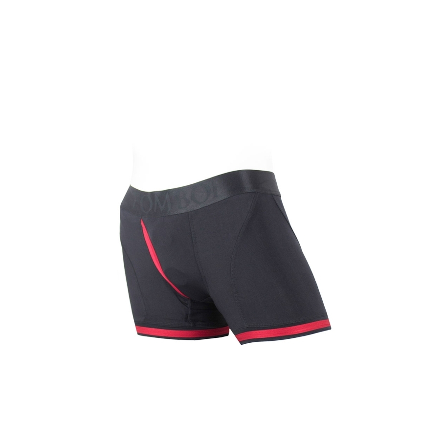 Best spareparts tomboii black/red nylon - medium dildo panties made by spareparts hardwear on sale at hervibrators. Com
