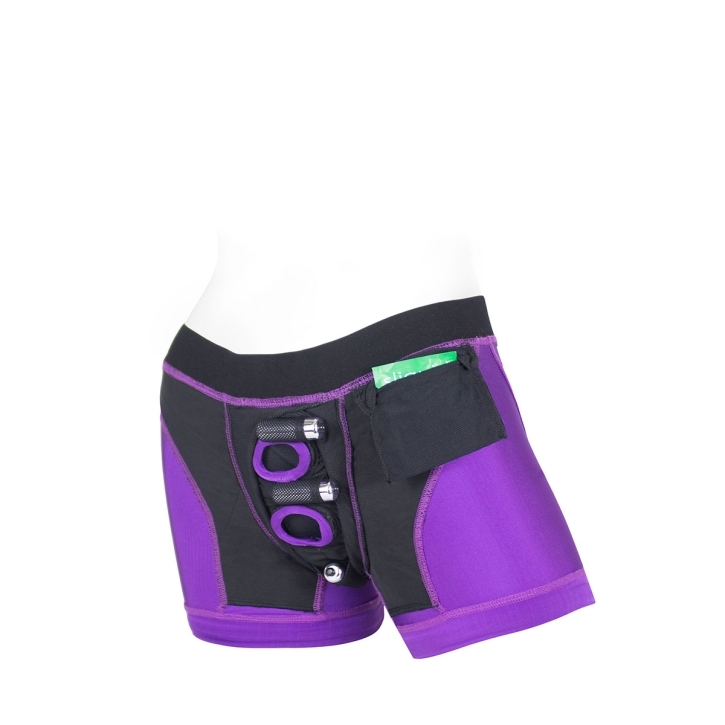 Large Tomboii Purple Black Nylon is crafted for adults who value luxury design and a tailored, body-aware experience