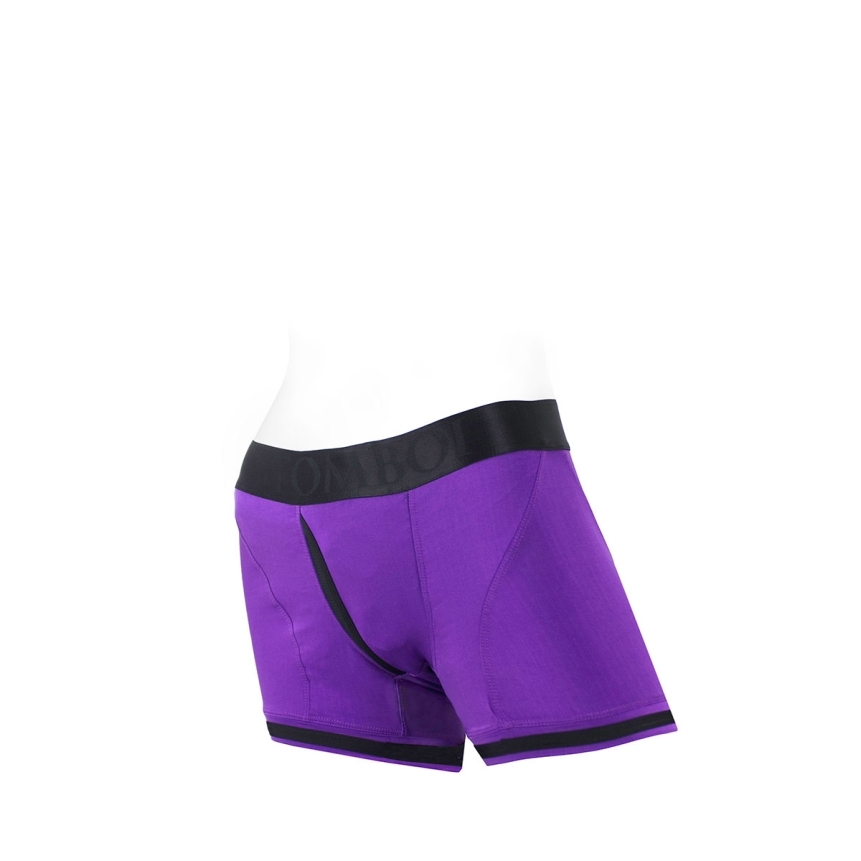 Best spareparts tomboii purple/black nylon - large dildo panties made by spareparts hardwear on sale at hervibrators. Com
