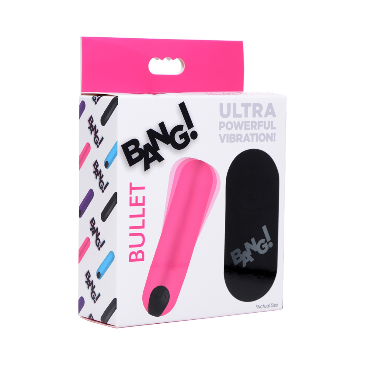 Angled view of the W Remote XR Brands vibrator designed for intimate use