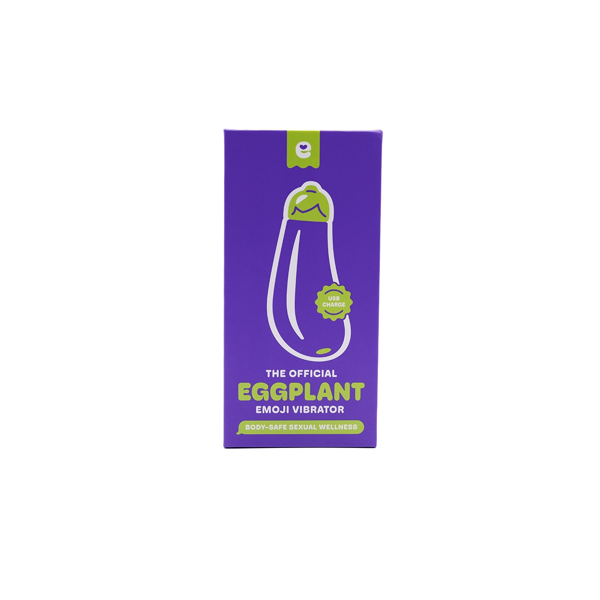Angled view of the  Emojibator vibrator designed for intimate use
