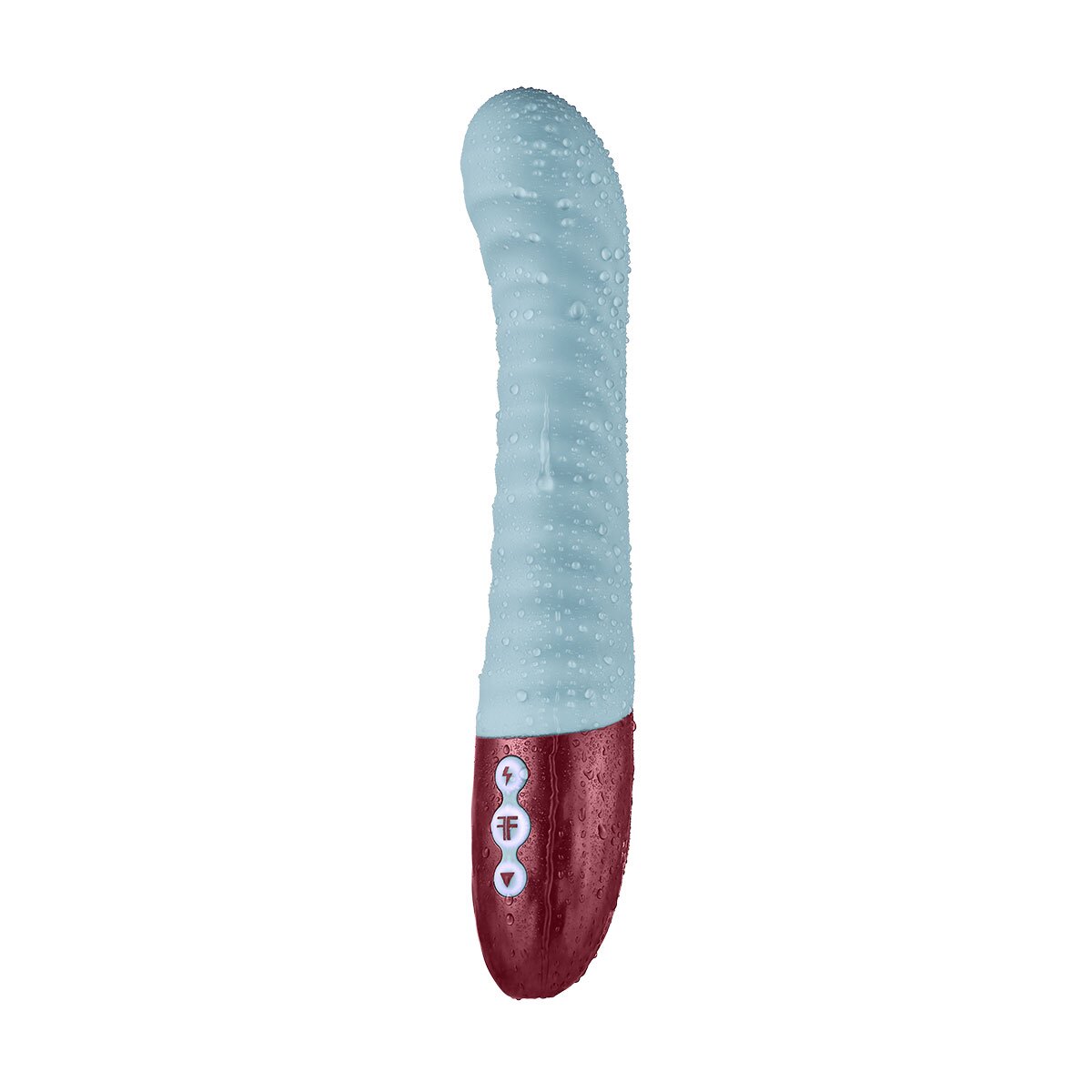 Product image of the Blue Femme Funn vibrator on clean background