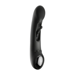 Honey Play Box vibrator HPB Tempo PressSens App Tap G-Spot Blk shown in hand for scale