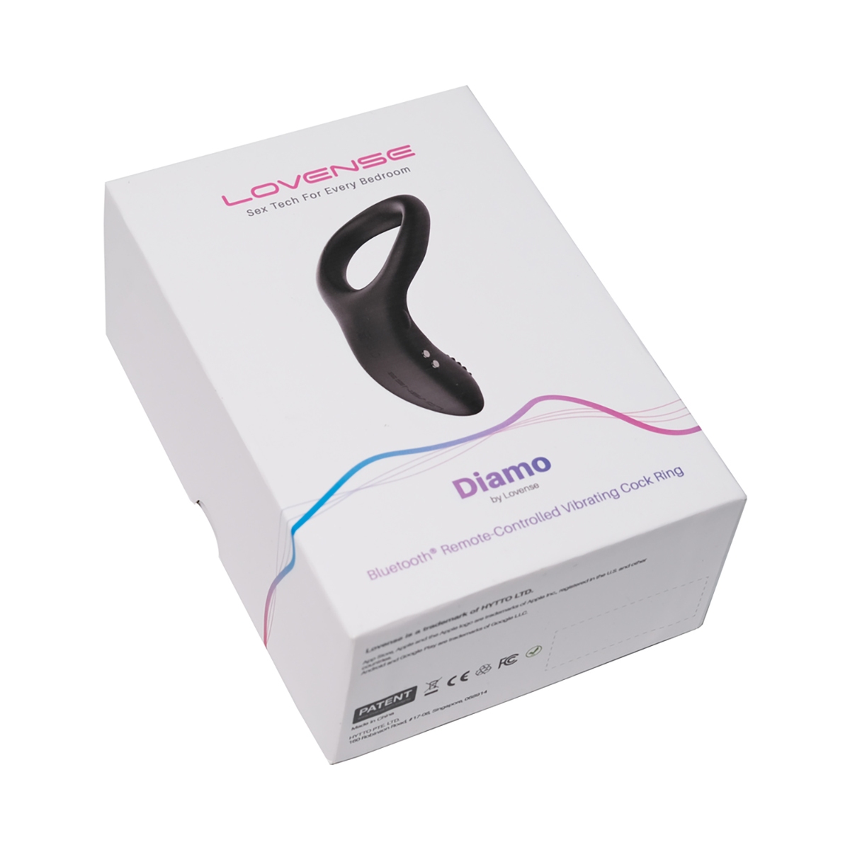 Close-up of the  Lovense vibrator for texture detail
