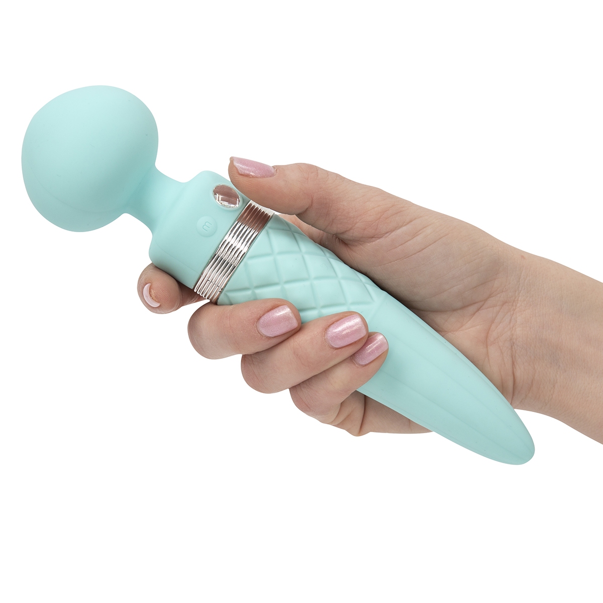 Fully assembled Teal BMS vibrator with smooth exterior