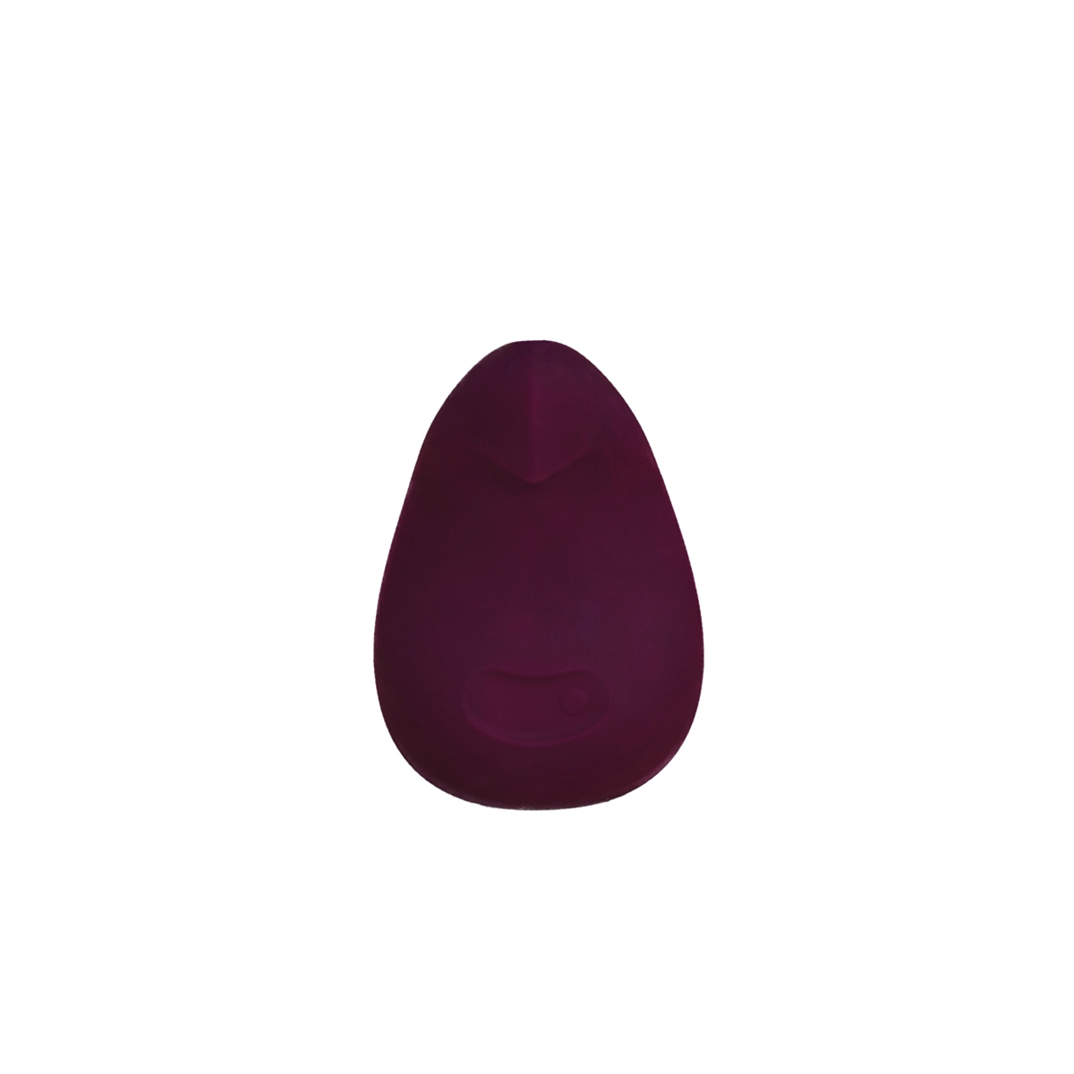 Dame Products vibrator Pom by Dame Plum shown in hand for scale
