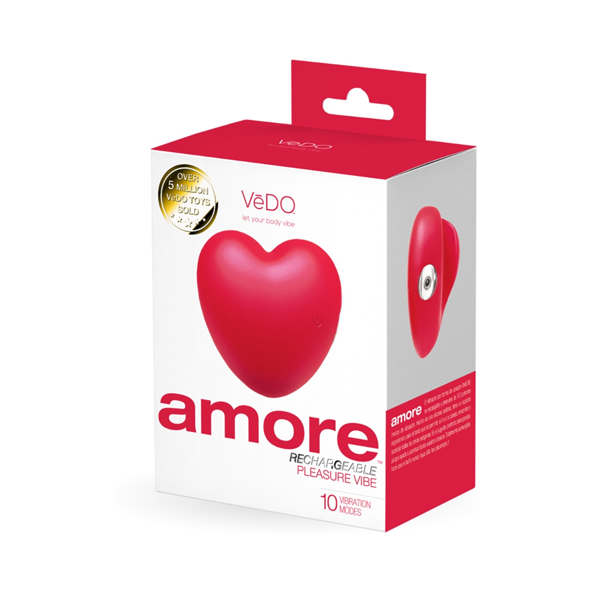 Product image of the Red VeDO vibrator on clean background