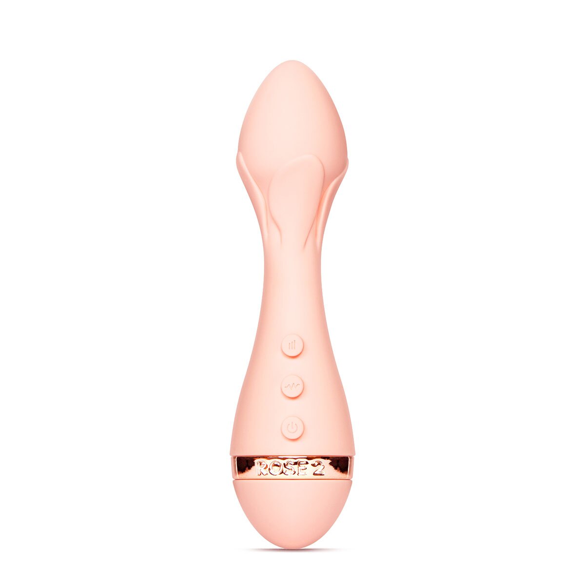 VUSH vibrator Rose 2 Precision shown in hand for scale