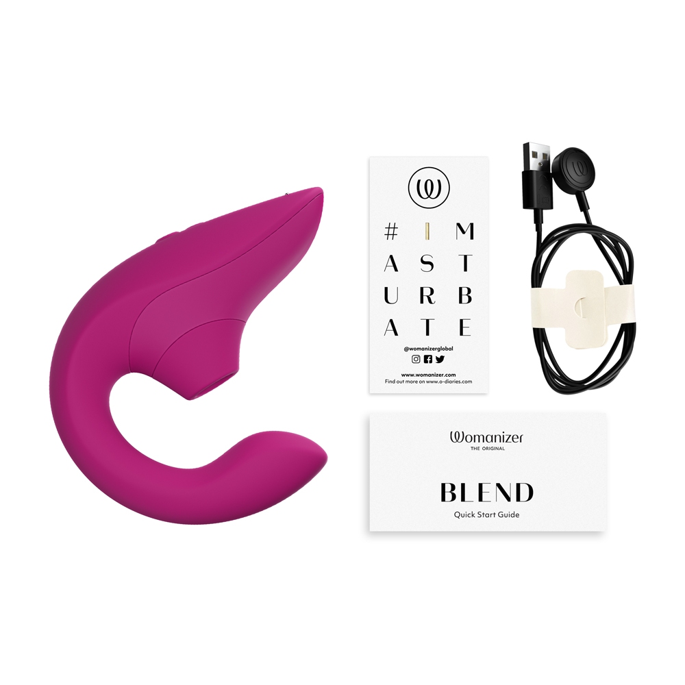Product image of the Pink Womanizer vibrator on clean background