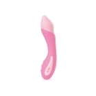 Zini vibrator Bloom Cherry Blossom shown in hand for scale