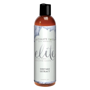 4 oz. Silicone Lube Intimate Earth bottle showing smooth, long-lasting formula