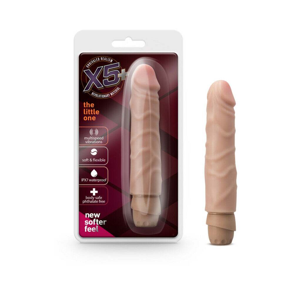 6.75 inch Dildo by Blush in Vanilla Ivory Beige shown for use by Her or Him