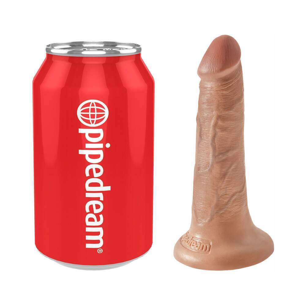 5 inch Dildo by Pipedream in Tan Light Brown Mocha shown for pegging Her or Him