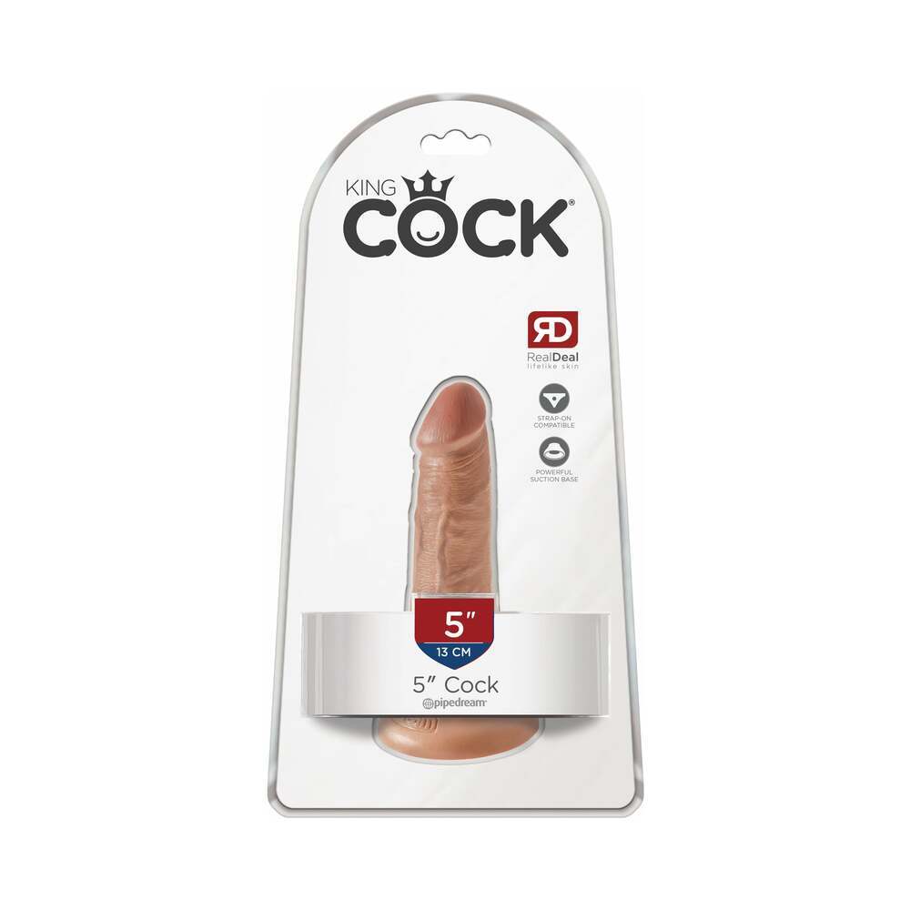 5 inch Dildo by Pipedream in Tan Light Brown Mocha shown for use by Her or Him