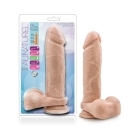 9.5 inch Dildo by Blush in Vanilla Ivory Beige shown for use by Her or Him