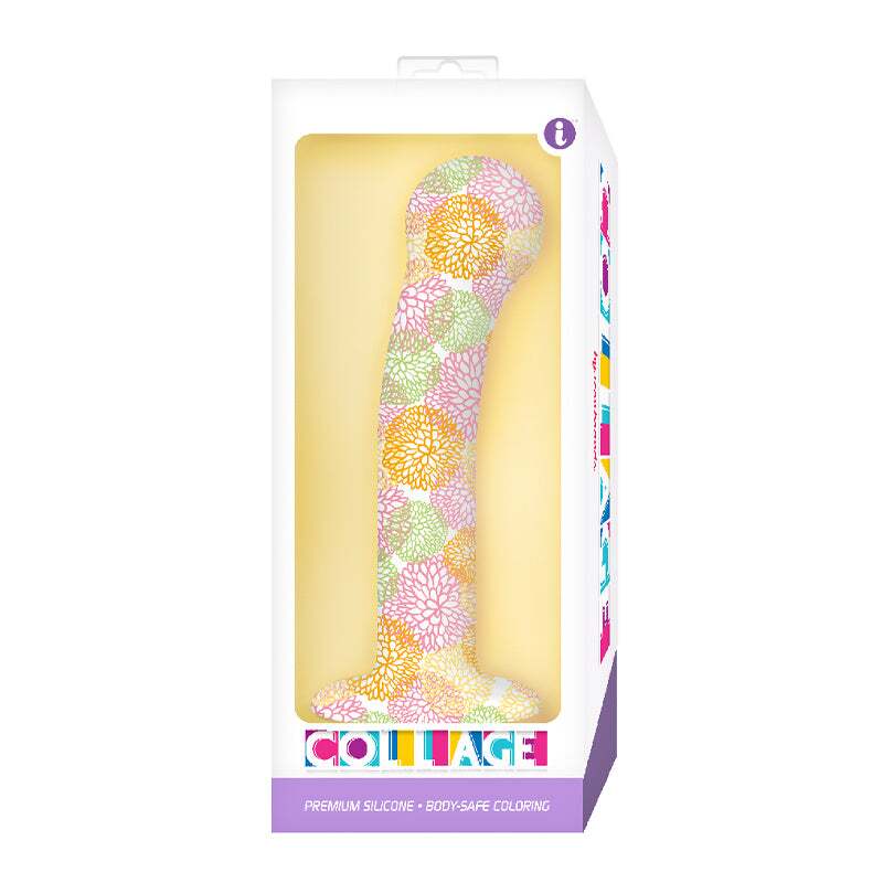 7 inch Dildo by Icon Brands in Multi-Color shown for use by Her or Him