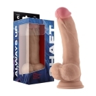 8.5 inch Dildo by Shaft in Vanilla Ivory Beige shown for use by Her or Him