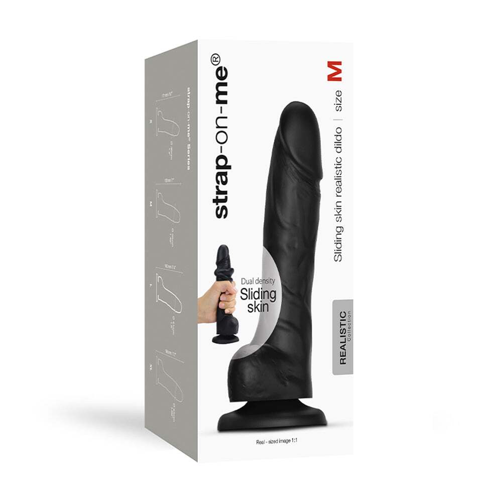Dildo by Lovely Planet in Black shown for use by Her or Him