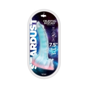 7.5 inch Dildo by Hott Products in Multi-Color shown for use by Her or Him