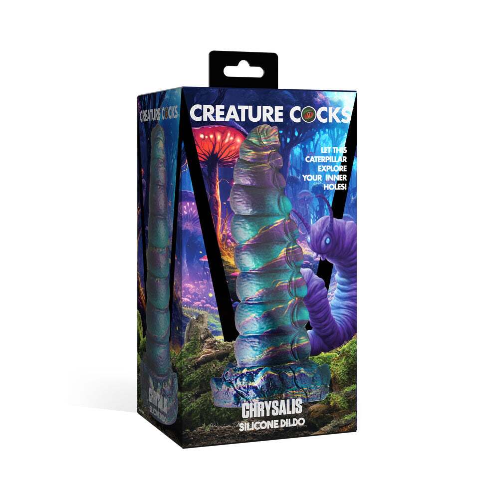 Dildo by XR Brands in Multi-Color shown for use by Her or Him