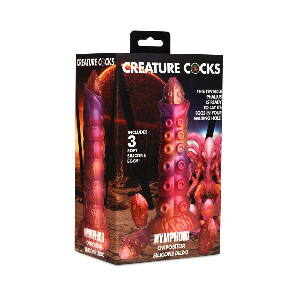 Dildo by XR Brands in Multi-Color shown for use by Her or Him