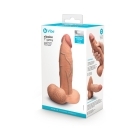 Dildo by b-Vibe in Tan Light Brown Mocha shown for use by Her or Him