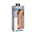8 inch Dildo by Curve Novelties in Vanilla Ivory Beige shown for use by Her or Him