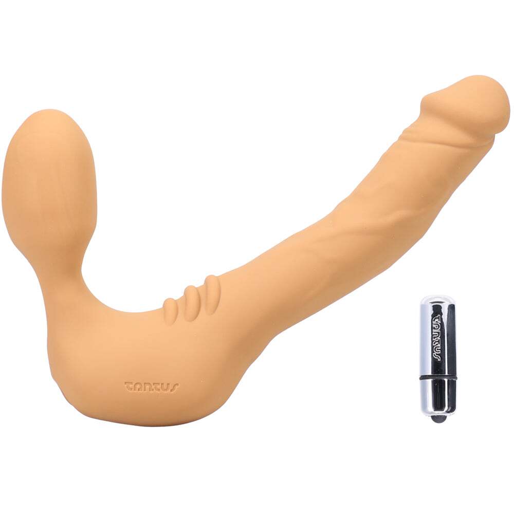 Dildo from Tantus in Vanilla Ivory Beige designed for anal sex with Her or Him