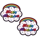 Feel sexy wearing sexy nipple covers  Happy Birthday Clouds! Wearing Happy Birthday Clouds nipples covers by Pastease can be fun and sexy!