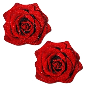 Feel sexy wearing sexy nipple covers  Roses Red! Wearing Roses Red nipples covers by Pastease can be fun and sexy!