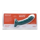 5.5 inch Dildo by Tantus in Green shown for use by Her or Him