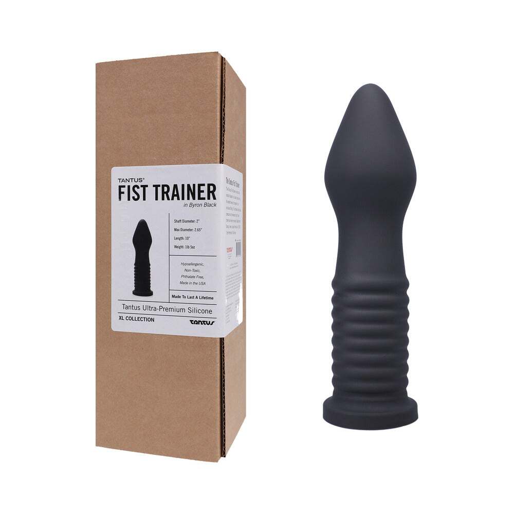 Dildo by Tantus in Black shown for use by Her or Him