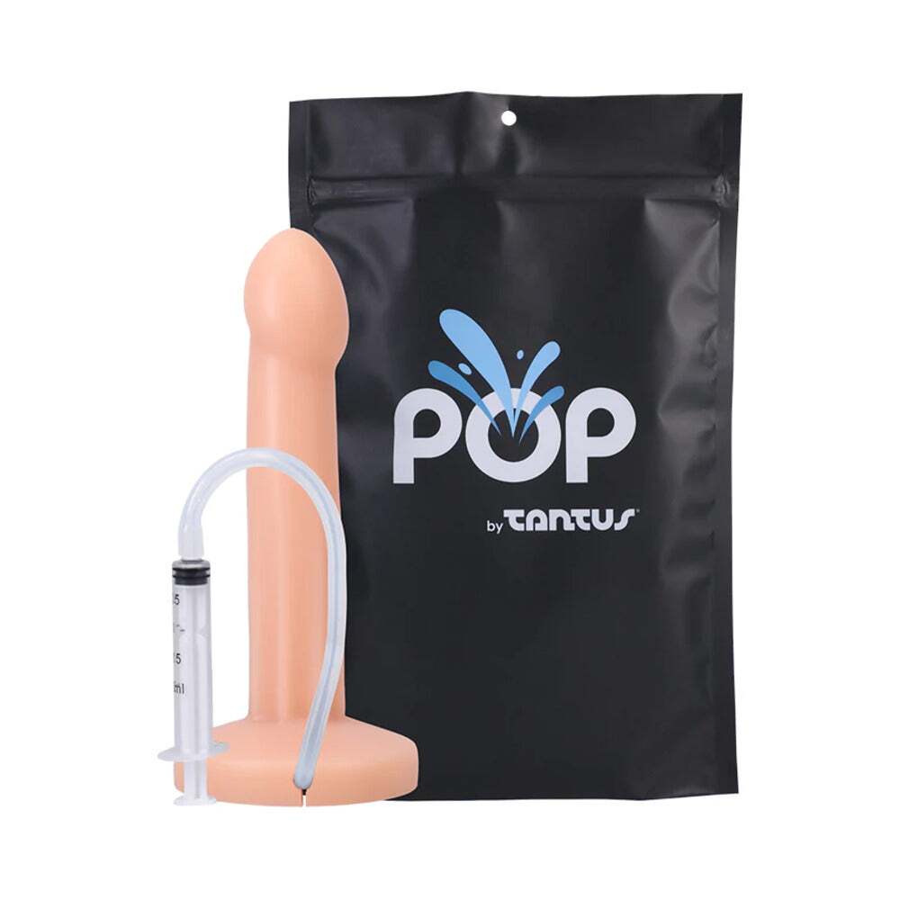 Dildo by Tantus in Vanilla Ivory Beige shown for use by Her or Him