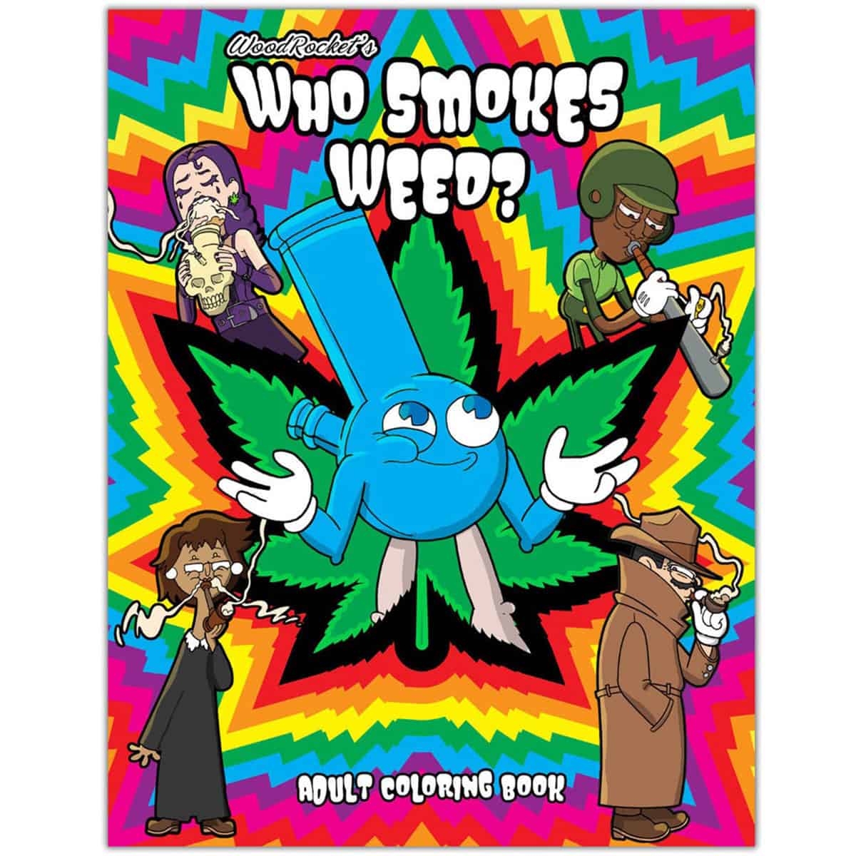 Buy  Wood Rocket Who Smokes Weed? Coloring Book book for her.