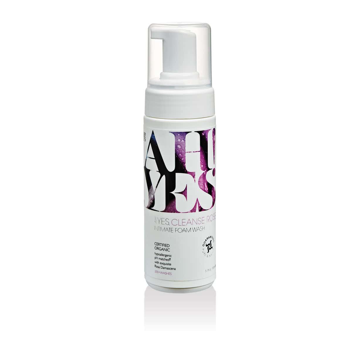 Buy and try AH! YES CLEANSE Intimate Wash 5.1oz - Rose Scented water based lubricant by AH! YES for your next sexual encounter with her.