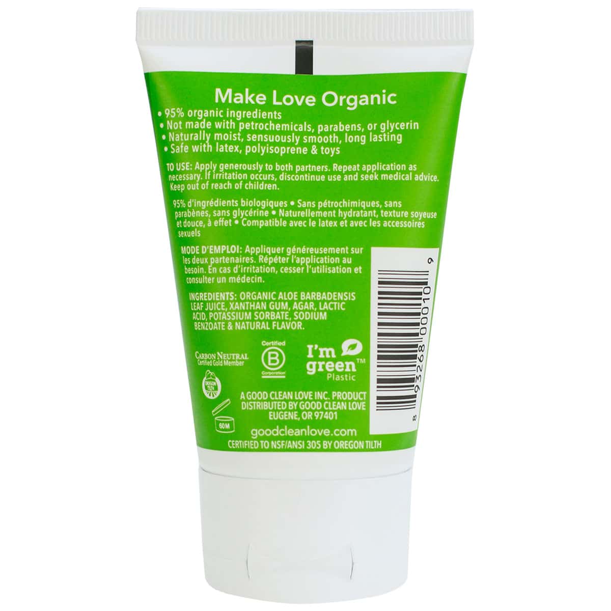 Best plant-based Good Clean Love Personal Lubricant Almost Naked  1.5oz personal lubricant by Good Clean Love on sale at herVibrators.com.